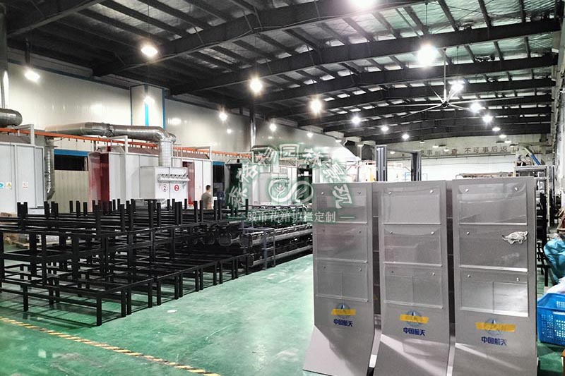 鈑金件噴塑生產(chǎn)線