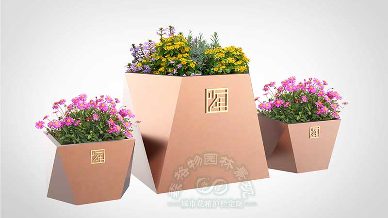 商業(yè)街不銹鋼大型樹池