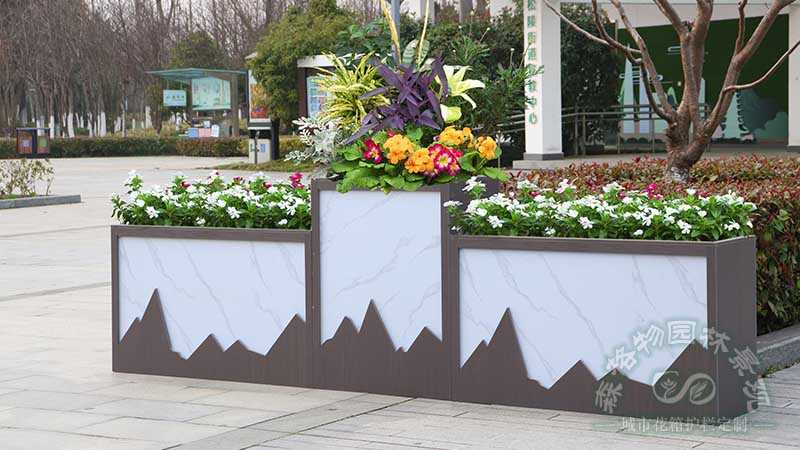 大理石紋保溫鋁板花箱