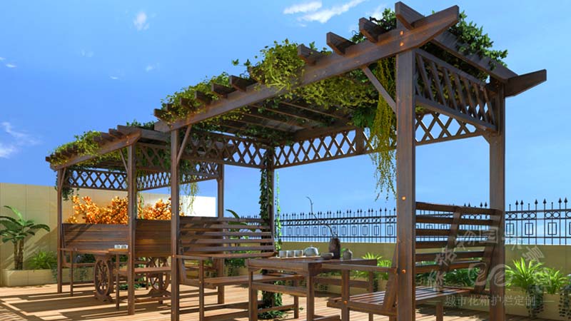 公園小區(qū)鋁合金葡萄架