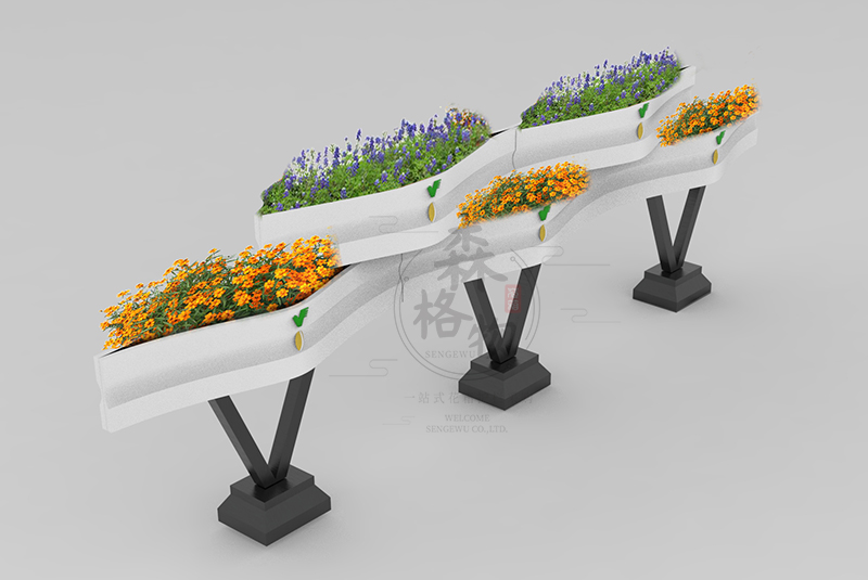 PVC微發(fā)泡板飄帶花箱