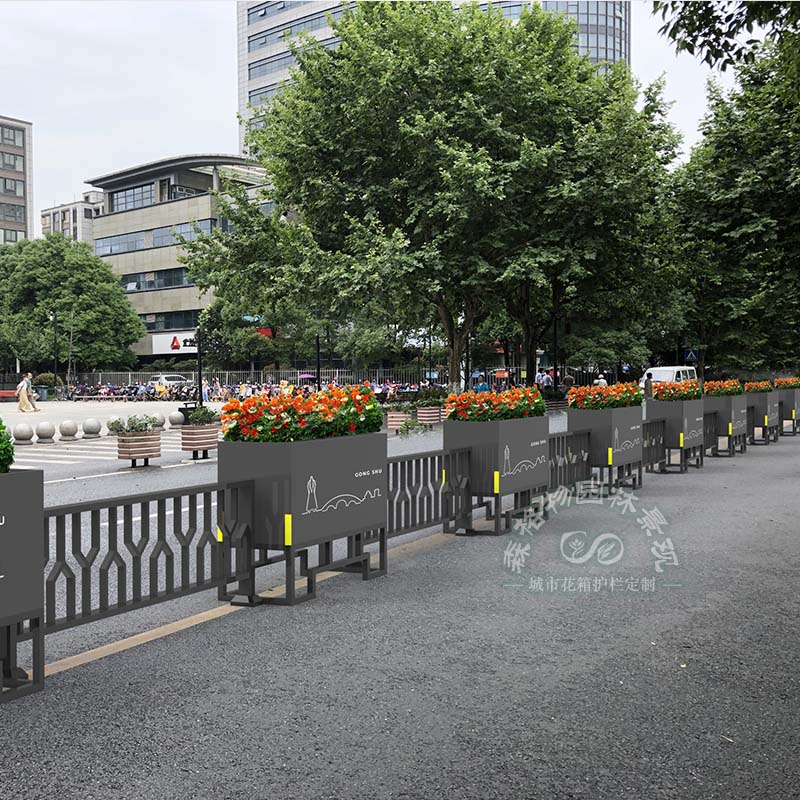 仿古窗架鍍鋅板花箱