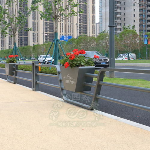 市政船形花箱護(hù)欄