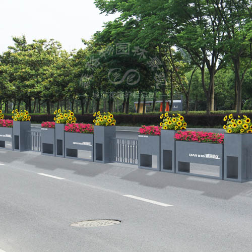 河南道路中央隔離花箱護欄