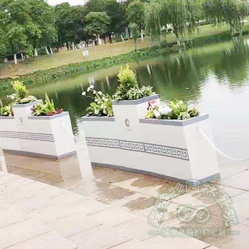 含山含水PVC公園花箱