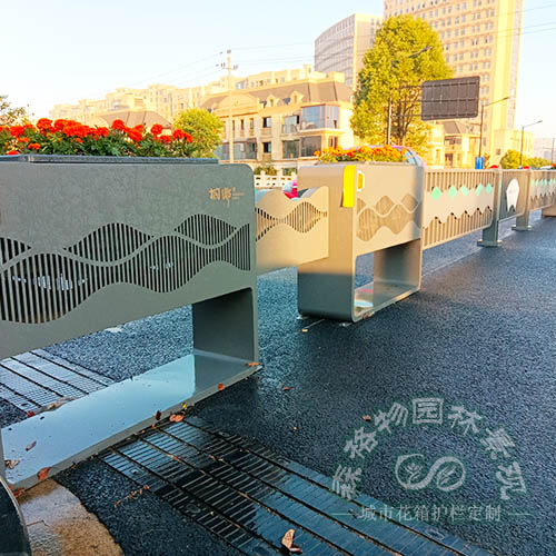 城市鐵藝文化花箱護欄