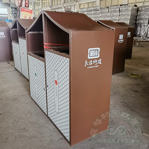 嘉興不銹鋼雙分類垃圾桶