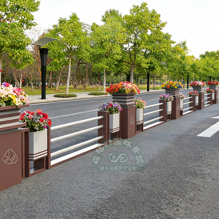 博古通今道路隔離護(hù)欄花箱