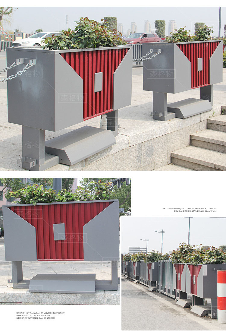 2021市政金屬道路不銹鋼花箱 市政金屬道路不銹鋼花箱