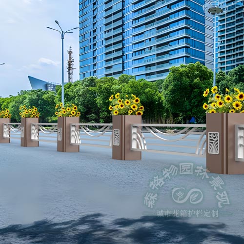 博古通今道路隔離護(hù)欄花箱